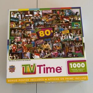 MasterPieces TV Time 80s Jigsaw Puzzle - 1000 Pieces